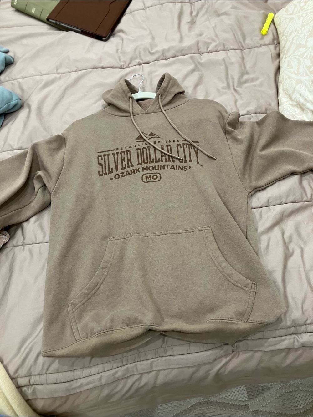 Ozark Mountains Brown Hoodie